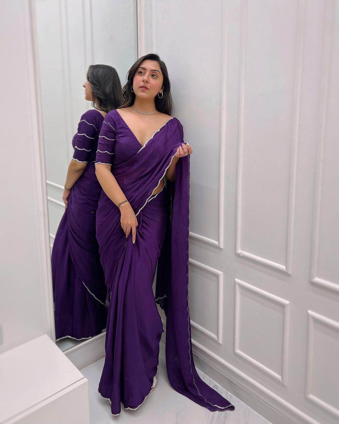 Festival Special Soft Silk Saree with Handwork Designer Blouse - SEEANS