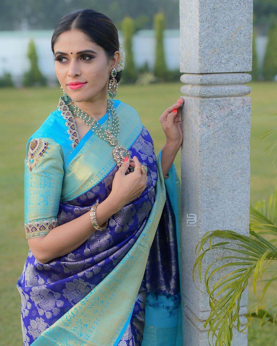 Kanjivaram Soft Litchi Silk Saree – Elegant & Comfortable Choice - SEEANS