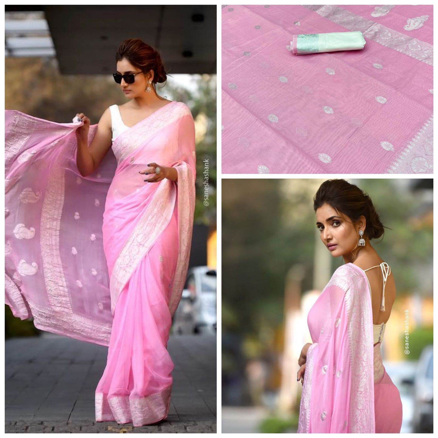 Bollywood Hit Linen Soft Saree | Rich Weaving Design & Royal Look - SEEANS