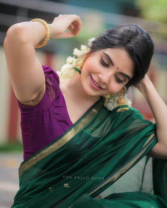 SEEANS Bollywood Hit Linen Soft Saree | Royal Weaving Design - SEEANS