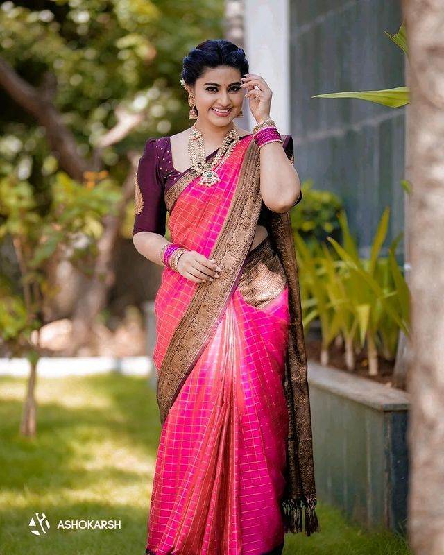 KANJIVARAM Soft Lichi Silk Saree with Vintage Weaving – Luxury & Elegance - SEEANS