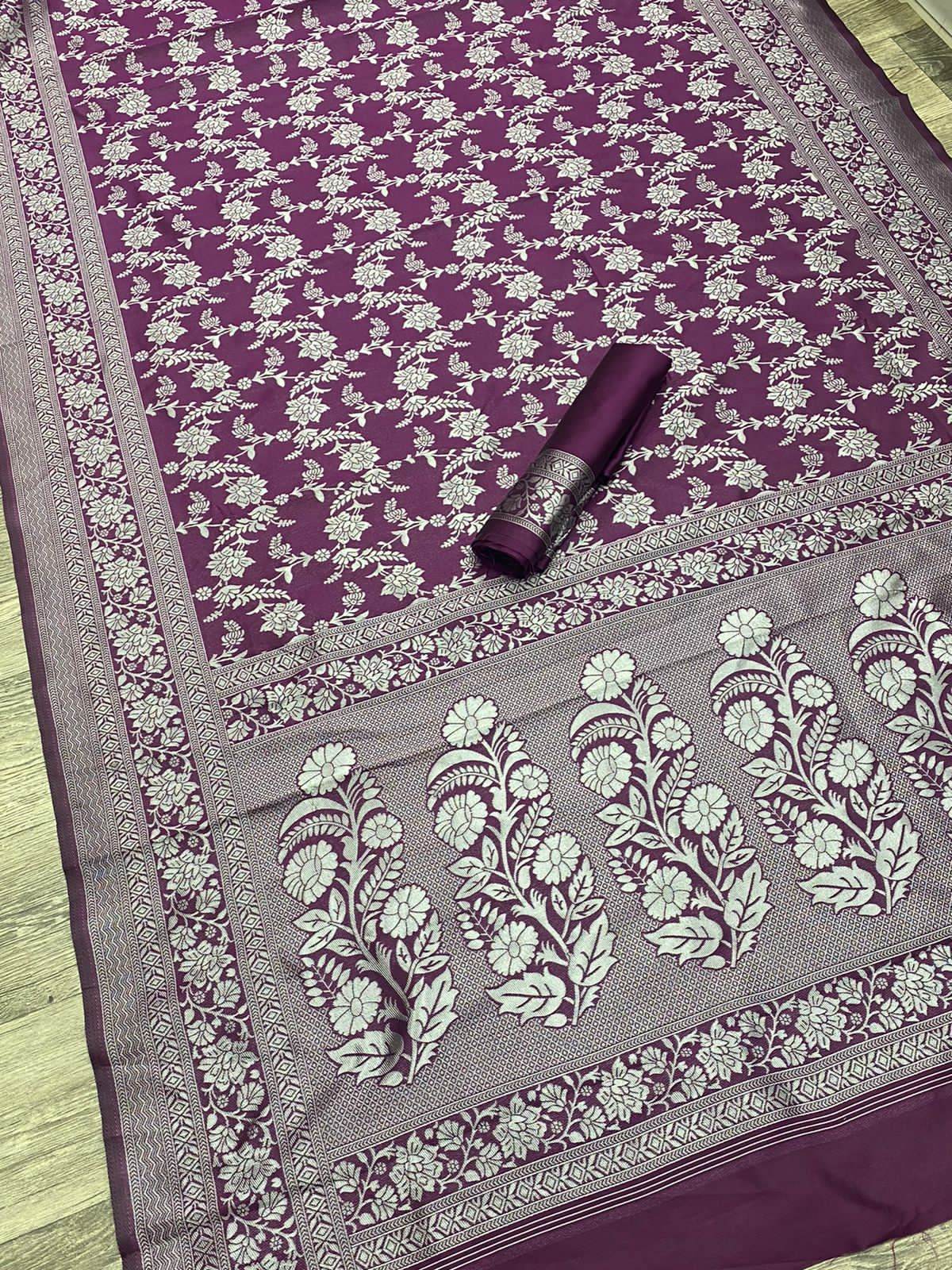 Kanjivaram Soft Litchi Silk Saree | Luxurious, Comfortable, Royal - SEEANS