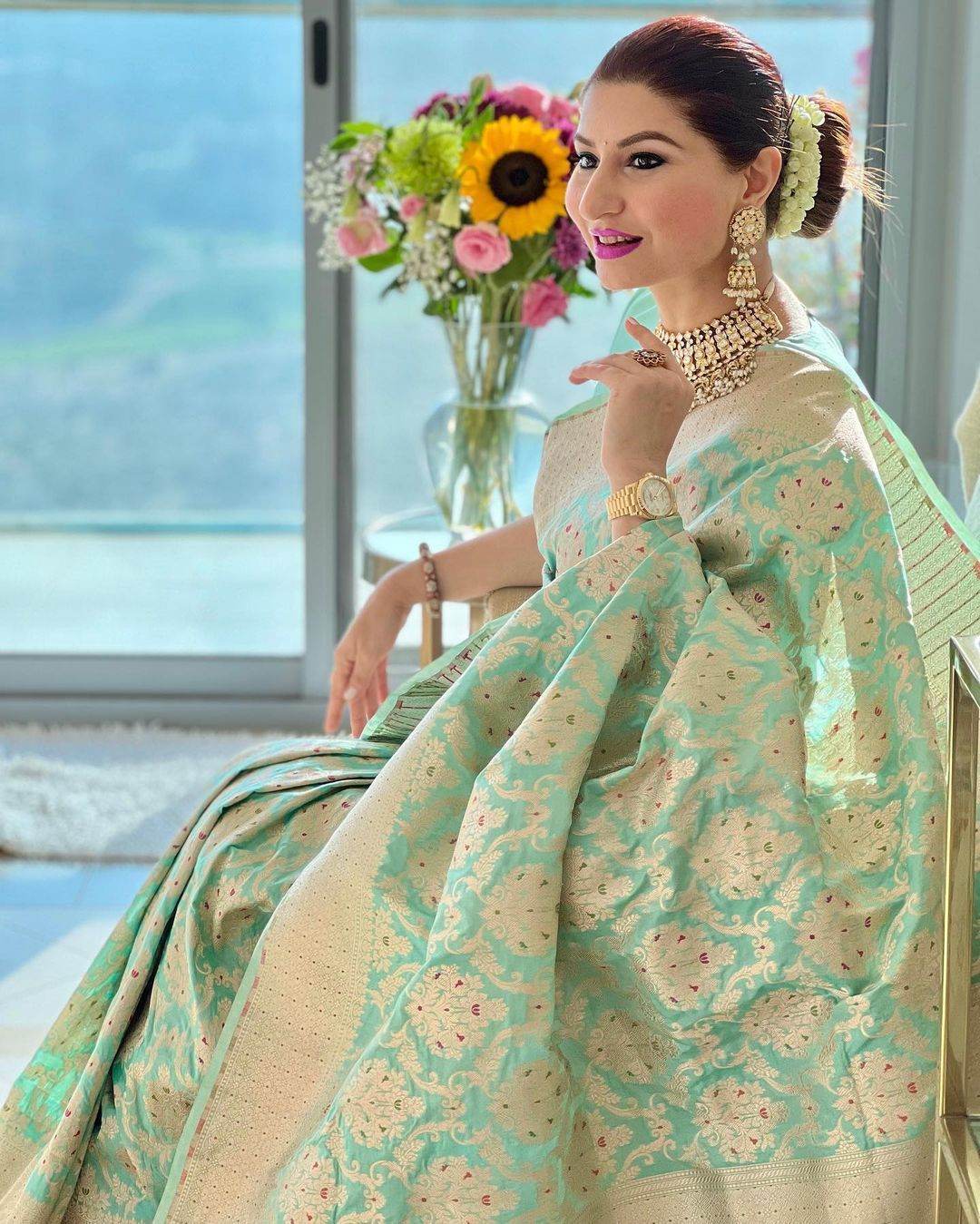 Kanjivaram Soft Litchi Silk Saree – Royal, Elegant, and Comfortable - SEEANS