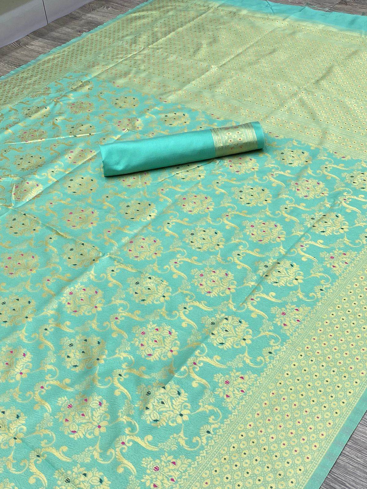 Kanjivaram Soft Litchi Silk Saree – Royal, Elegant, and Comfortable - SEEANS